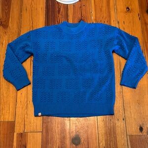 Lego/Target Blue Textured Unisex Sweater